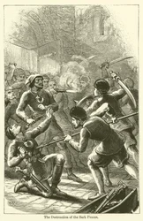 La destrucción de los piratas de Sark