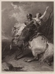 La fiel sirviente (grabado)