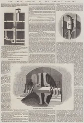 El Fatal Accidente en la Mina de New Hartley (grabado)