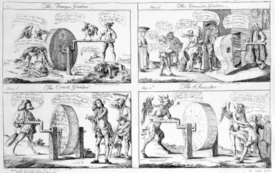 El Molinero Extranjero, El Molinero Doméstico, El Molinero de la Corte, El Finalizador, 1757