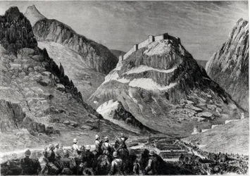 El Fuerte de Ali Musjid en el Paso Khyber