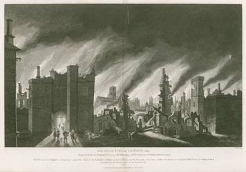 El Gran Incendio de Londres, 1666