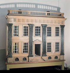 La Gran Casa, casa de muñecas inglesa, c.1750, se cree que proviene de Cheshire o Lancashire