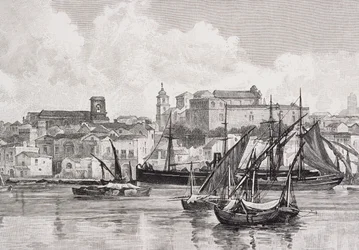 El puerto, Brindisi, Italia, de 