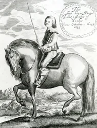 El príncipe de alta cuna James, duque de Yorke, 1640-50