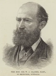 El honorable Sir W. J. Clarke, baronet, de Melbourne, Australia