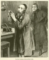 El cochero del hotel vendiendo las joyas robadas