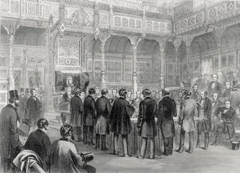 La Cámara de los Comunes: Juramento de los miembros en 1857