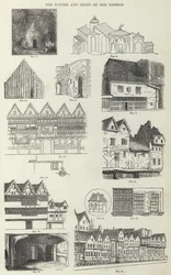 Las Casas y Tiendas del Viejo Londres (grabado)