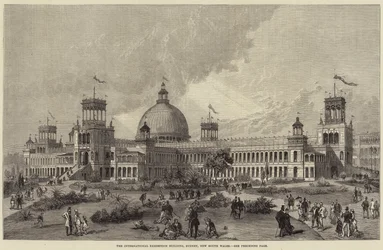 El edificio de la Exposición Internacional, Sídney, Nueva Gales del Sur