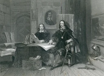 El Rey y Hyde en Oxford, por J. T Willmore, 1844