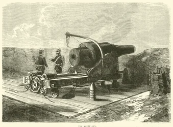 El cañón Krupp, octubre 1870