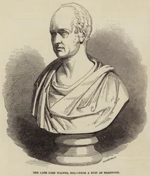 El difunto John Walter, Esquire, de un busto en Bearwood