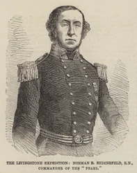 La expedición Livingstone, Norman B Bedingfeld, RN, Comandante del "Pearl"