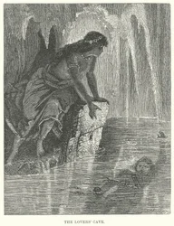 La cueva de los amantes (grabado)