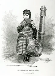 La chica de los fósforos Lucifer, c.1840