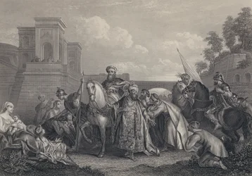 El Hombre a quien el Rey se complace en honrar (grabado)