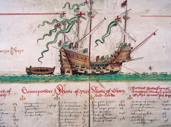 El Mary Rose, del Anthony Roll