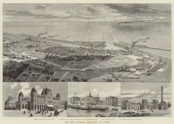 El nuevo puerto y muelles en Calais