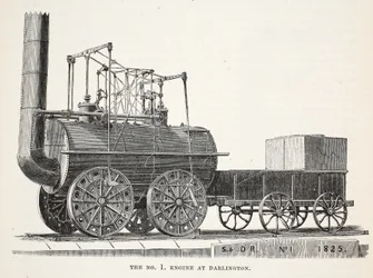 La locomotora No. 1 en Darlington