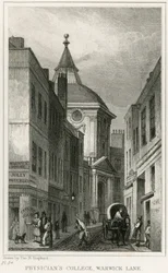 El Antiguo Colegio de Médicos en Warwick Lane