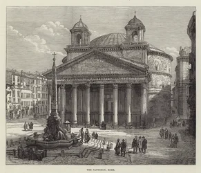 El Panteón, Roma (grabado)