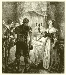 La gente miraba a su joven soberano