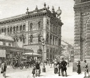 La oficina de correos, George Street, Sídney, c.1880, de 