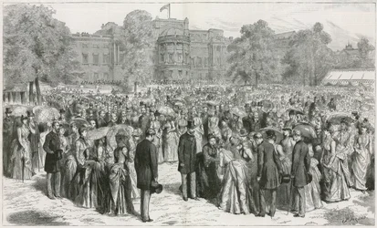 La Fiesta en el Jardín de la Reina en el Palacio de Buckingham