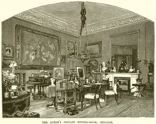 La sala de estar privada de la Reina, Osborne