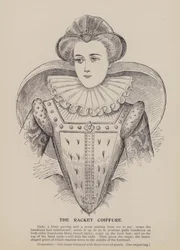La raqueta Coiffure (grabado)