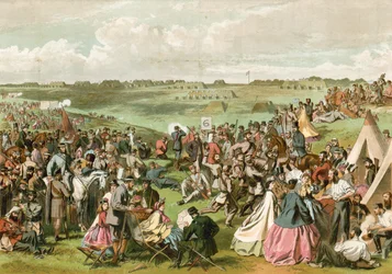 El Concurso de Rifles, Wimbledon, 1864