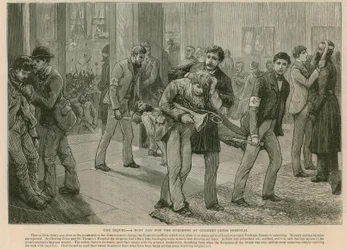 El motín en Trafalgar Square: La secuela - un día ocupado para los cirujanos en el Hospital de Charing Cross