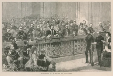 El palco real en la Catedral de St Pauls