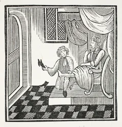 La gloria del zapatero, ilustración de Chap-books del Siglo XVIII de John Ashton, pub. 1882
