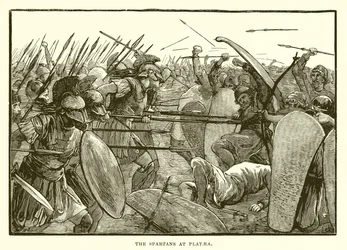 Los espartanos en Platea