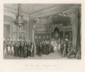 La Sala del Trono, Palacio de Buckingham