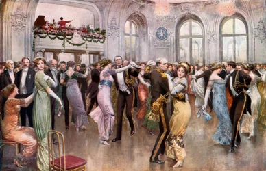 Baile de la Liga Naval de los Estados Unidos en el Savoy