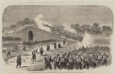 La guerra en China (grabado)