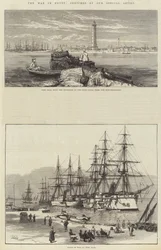 La guerra en Egipto (grabado)