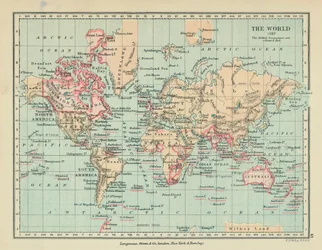 El mundo (litografía en color)