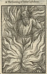 La quema de John Castellane (grabado)
