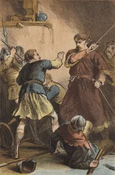 La captura de Ricardo I por Leopoldo de Austria
