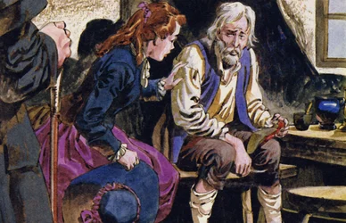 El anciano zapatero no reconoció a su hija