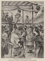 Las fiestas en honor de las bodas de plata del Mikado