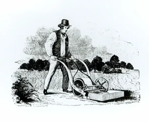 El primer cortacésped