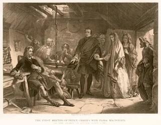 El primer encuentro del príncipe Carlos con Flora Macdonald