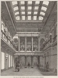 El salón de la Estación Central de Telégrafos Eléctricos, Lothbury