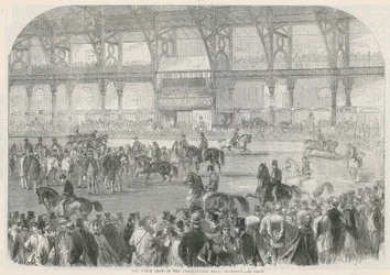El espectáculo ecuestre en el Agricultural Hall