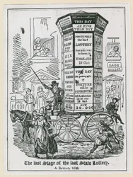 La última etapa de la última lotería estatal. Una balada 1826